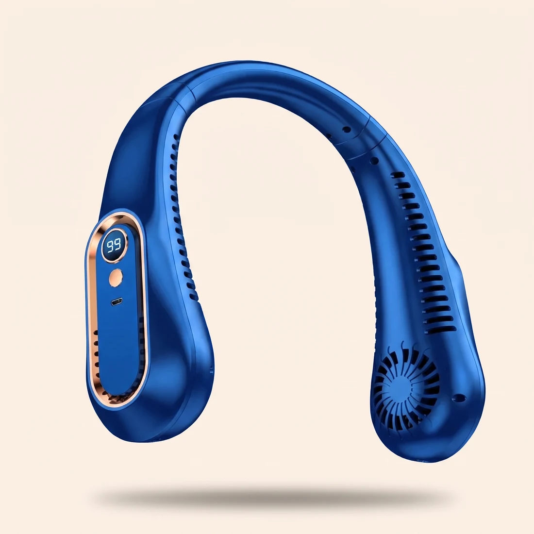 Ventilateur de cou Pro Zéphyr sans pales, coloris Bleu